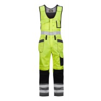 Snickers Workwear 0213 High-Vis One-Piece Trousers Class 2